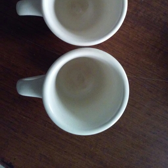 Vintage Buffalo Oneida Restaurant Ware Footed Coffee Cup Mug Brown Stripe 2 - Picture 11 of 12